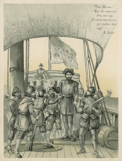 Muiterij aan boord van Columbus